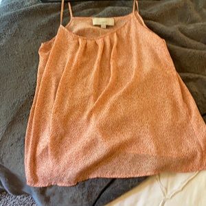 Loft polka dotted tank top